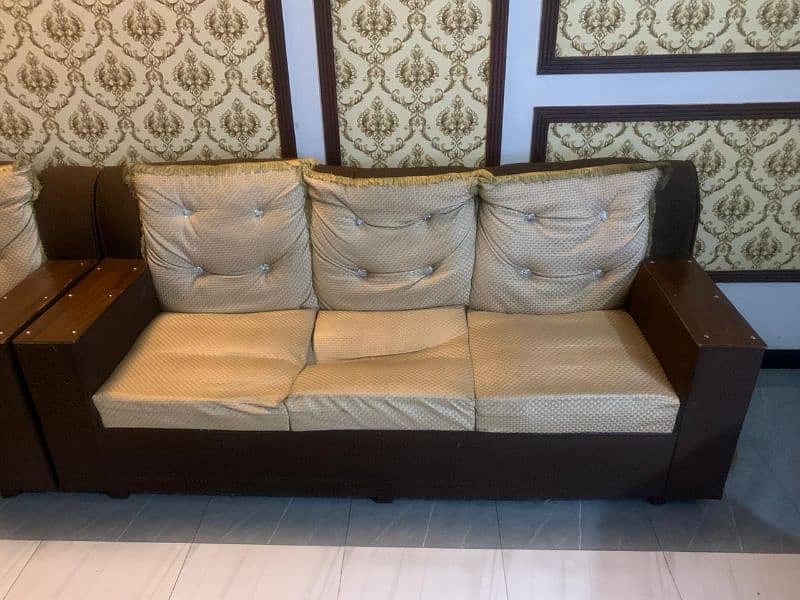 Sofa set 3+2+3 seater used 0