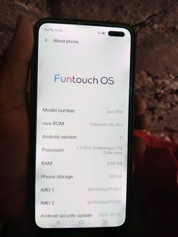 vivo v19 urgent for sale 3