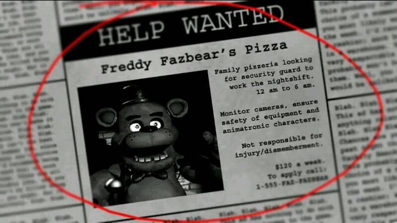 FIVE NIGHTS AT FREDDY'S ANDROID 4