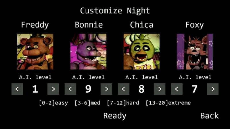 FIVE NIGHTS AT FREDDY'S ANDROID 8