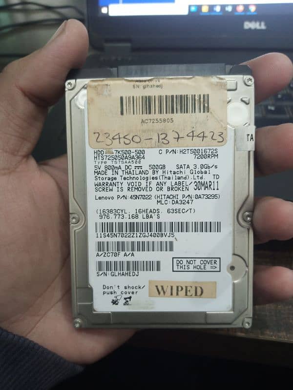 Laptop Hard Drive 500GB 0