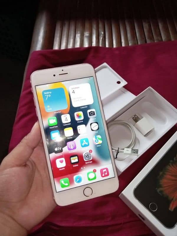 iPhone 6s plus 128 GB full box for sale 1