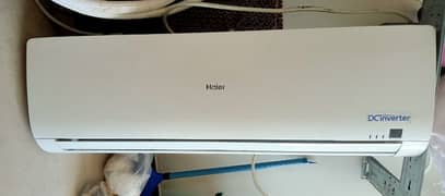 DC inverter Haier AC 1.5 Heat and cool good condition very less used