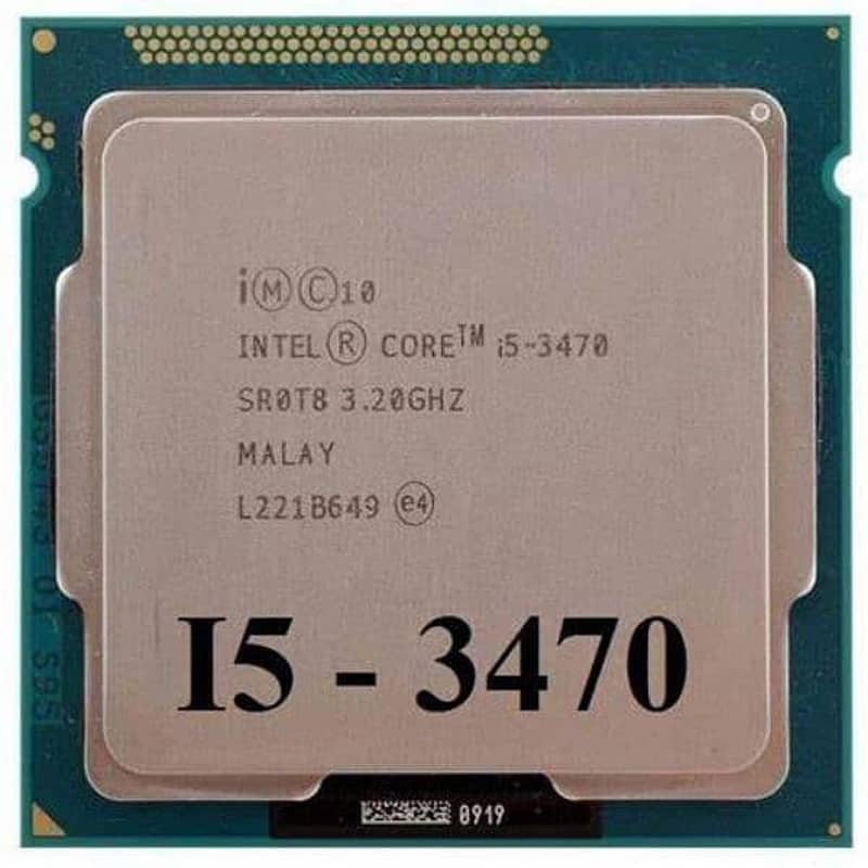 Intel Core i5-3470 processor 10/10 working gaming processor 0