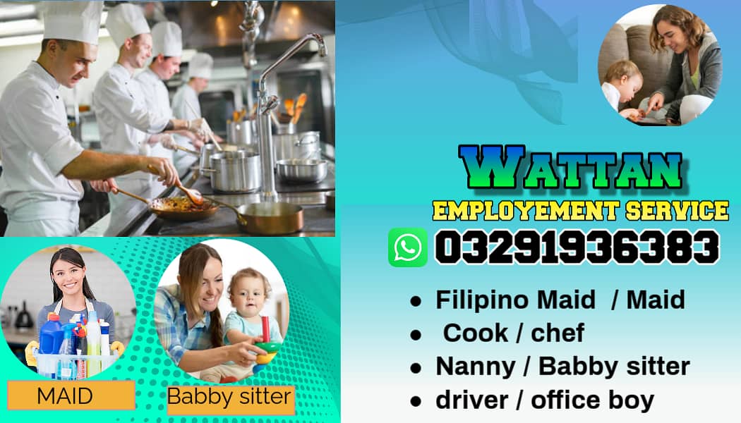 patient care / House Maids / House Cook / Baby Sitter maid available 0