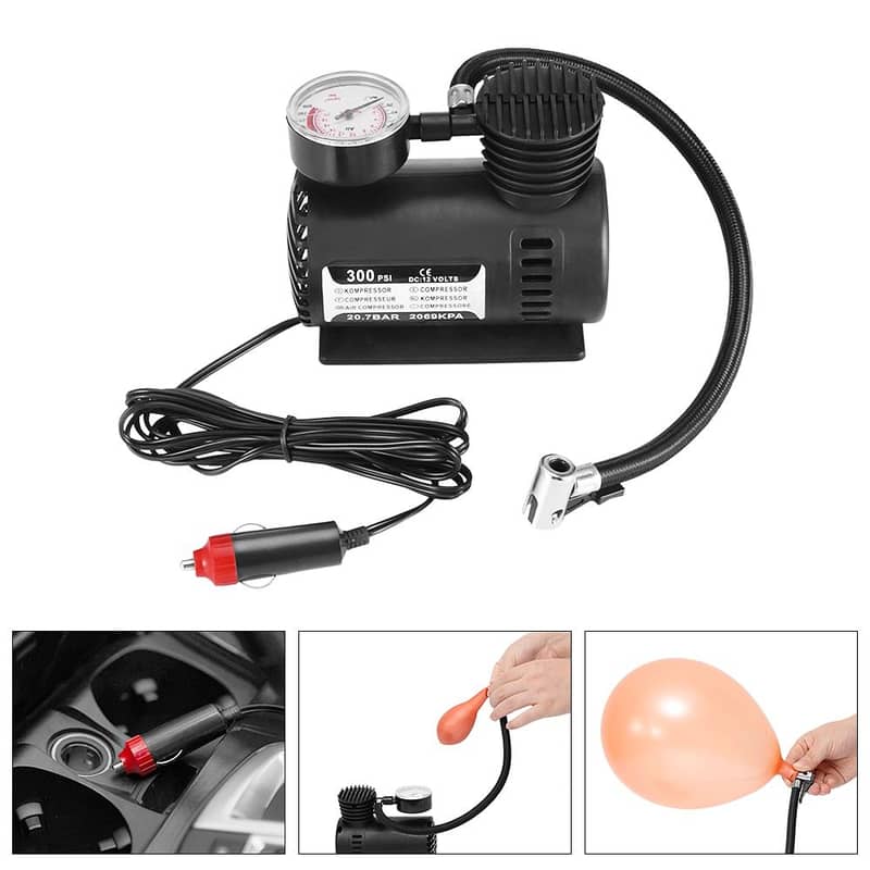 Car Pump Air Compressor 2V 300 PSI Auto Electric 0