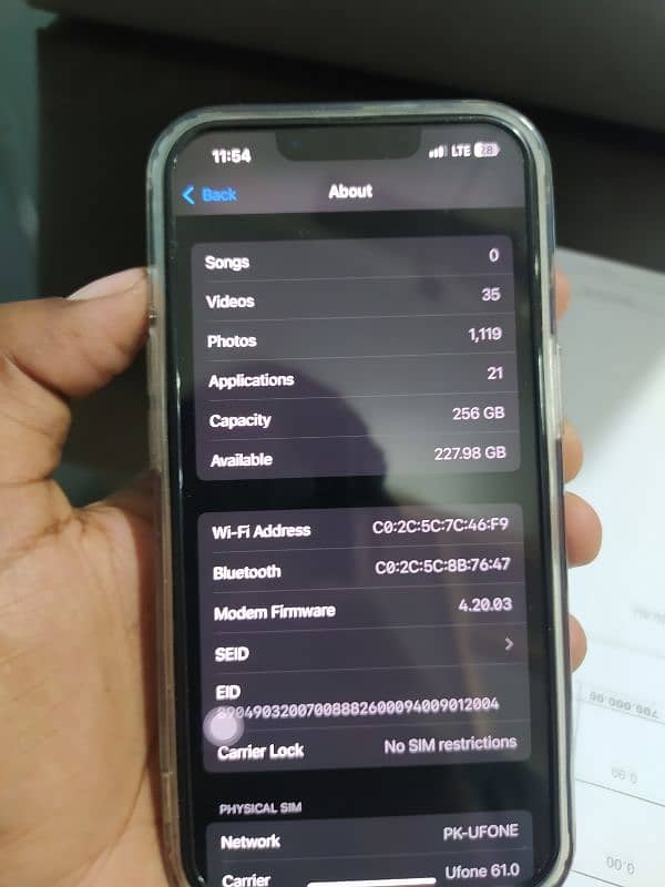 iphone 13 pro LA 256gb PTA APPROVED 6