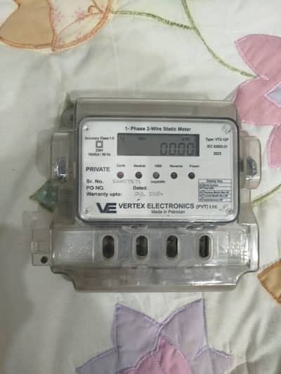 Digital Electric Meter (Vertex Electronics Company)
