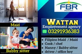 Maids / House Maids / Chef / House Cook / Baby Sitter maid available