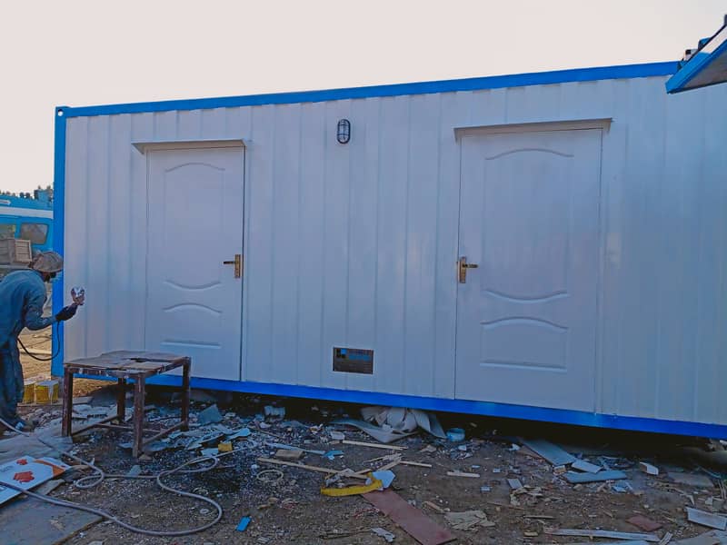 site office container office prefab structure portable toilet contain 6