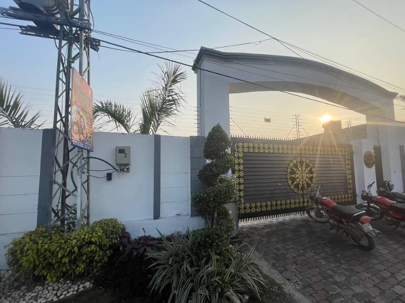 Luxurious 4 Kanal Farmhouse for Sale on Barki Road Prime Location Facing BRB Canal 19