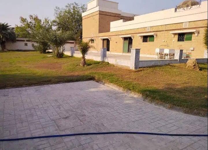 10 Kanal Bungalow For Rent Canal Road Near Kashmir Pul Faisalabad 1