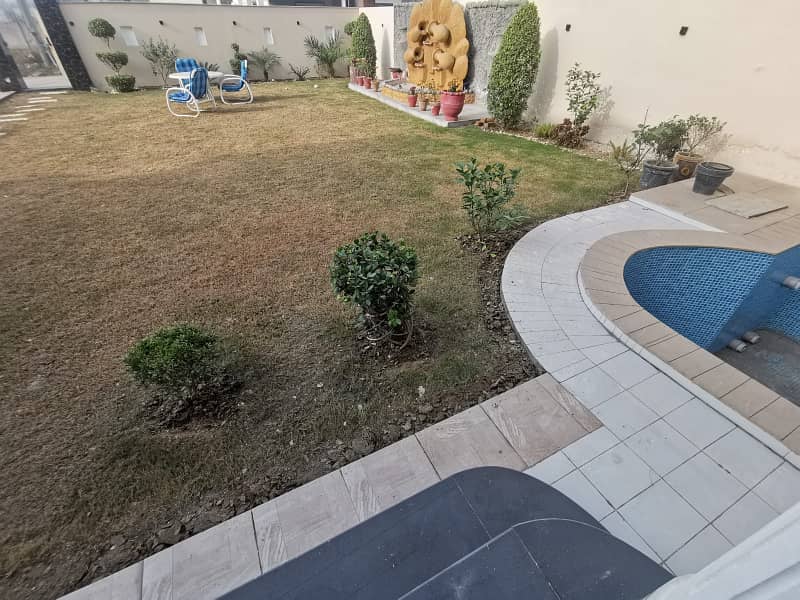 25 Marla Vip Fully Furnished Brand New House For Rent Canal Park Society Area Boundary Wall Canal Road Faisalabad 1