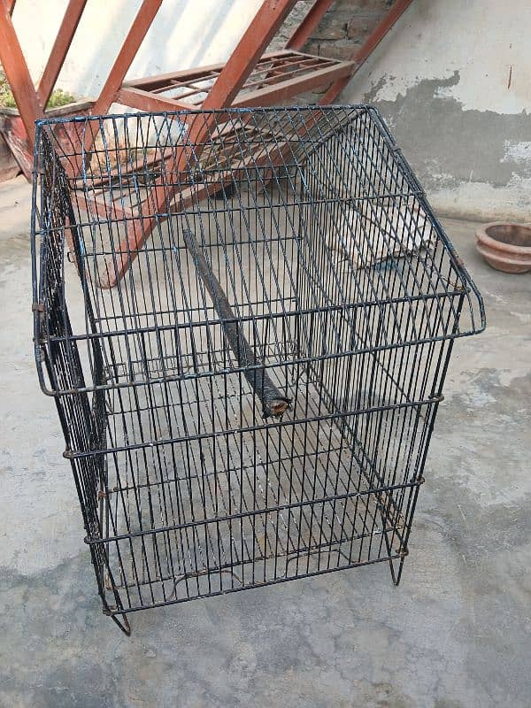 Ringneck Cage(Tray + Pots) 1