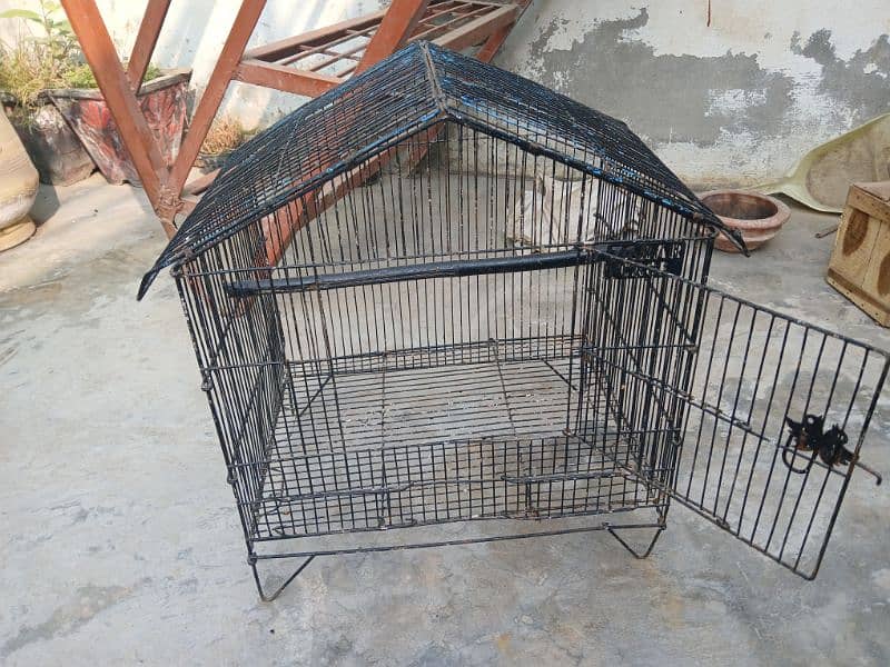 Ringneck Cage(Tray + Pots) 2