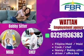 Maids / House Maids / Chef / House Cook / Baby Sitter maid available