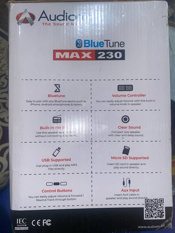 new audionic blue tune Max 230 speakers 2