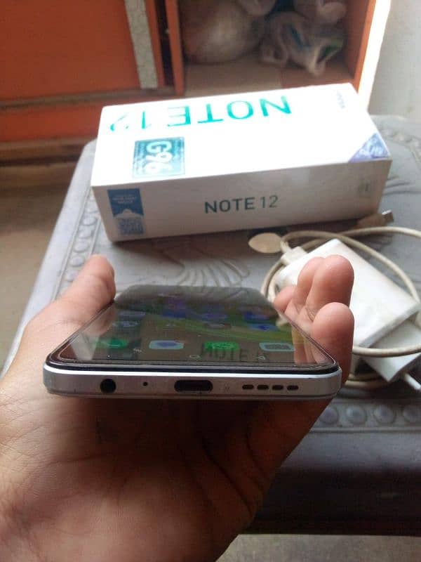 Infinix Note 12 complete saman 10. by. 11 condition 8/128gb 5