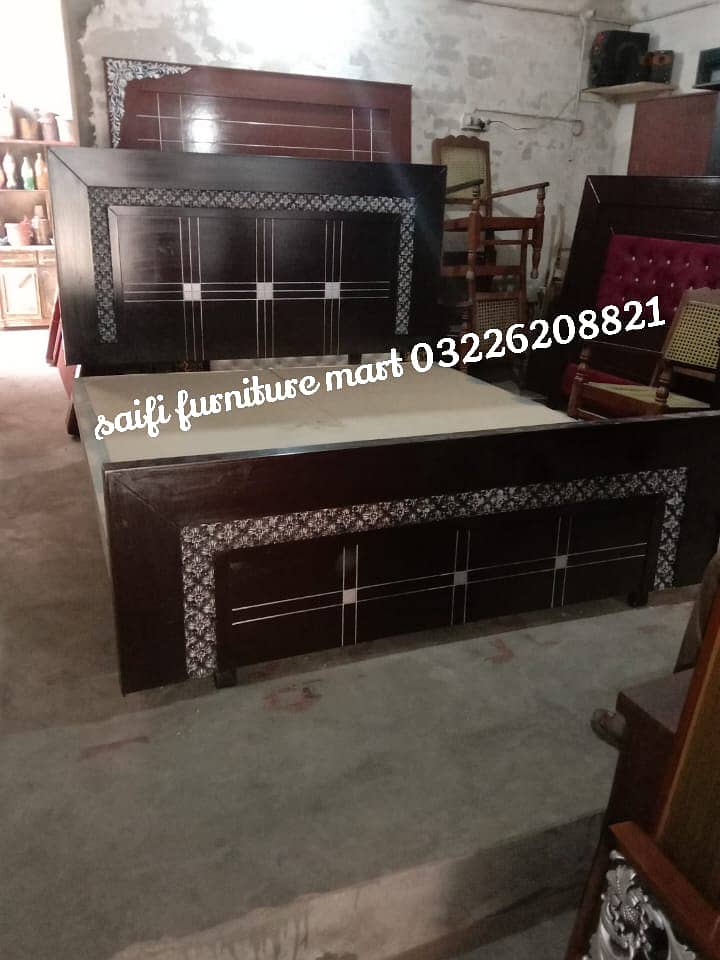 bed / bed set / double bed / king size bed / polish bed / wooden bed 15