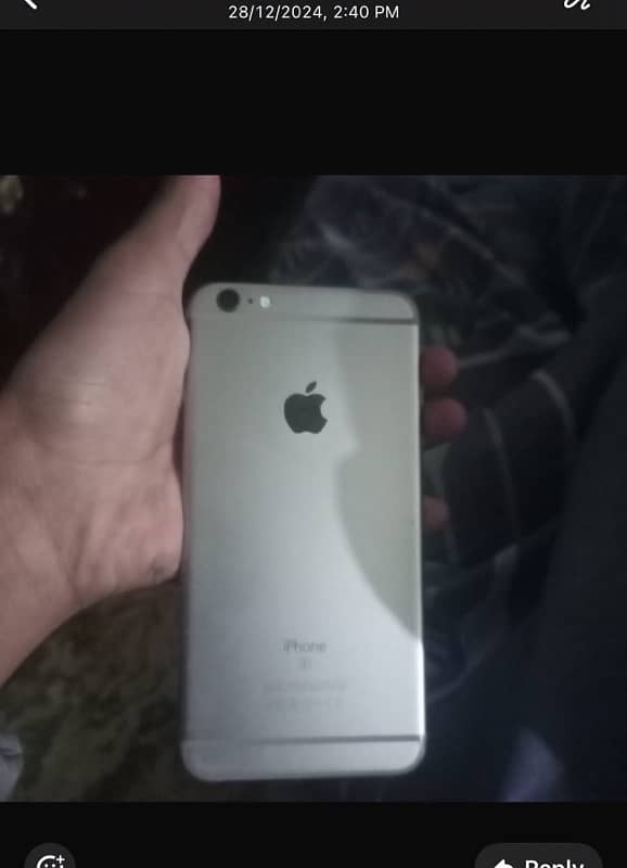 iPhone 6splus lush condition no any fault pta approved bh 100 0