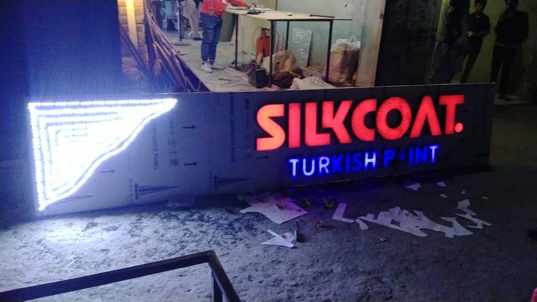 3d sign board / Acrylic Sign board / Neon Sign board / Backlight board 7