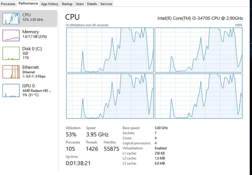 I5 3470S with MSI H61 motherboard 3