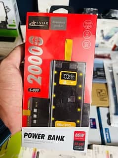 Power Bank 20000 MAH 3 Star Original Premium Transparent Power Banks 0