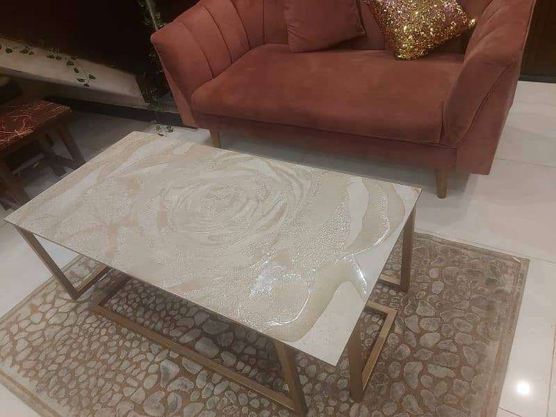 Marble Top Center Table 9