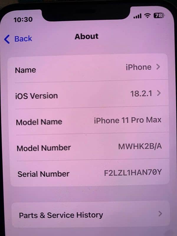 IPhone 11 pro max 256/ GB Non Pta 9