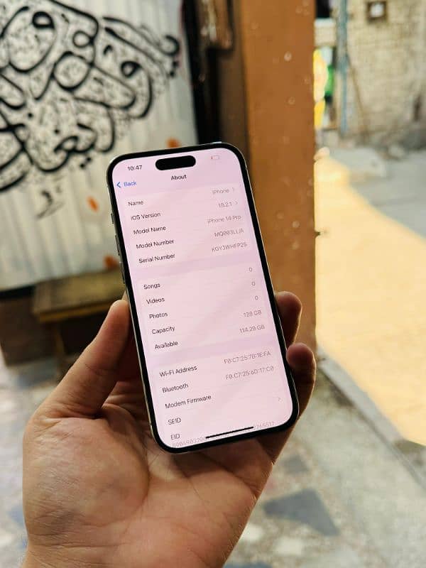 iphone 14 Pro 128GB Non PTA 4 Months Sim Time 4