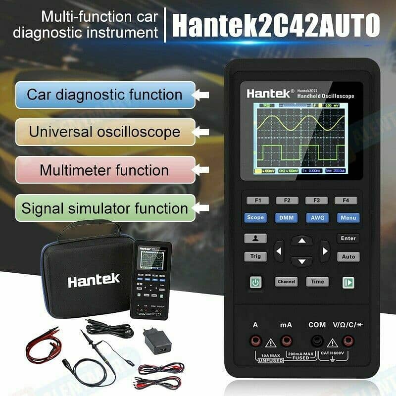 Hantek 2C42	Handheld Oscilloscope 40MHz 0