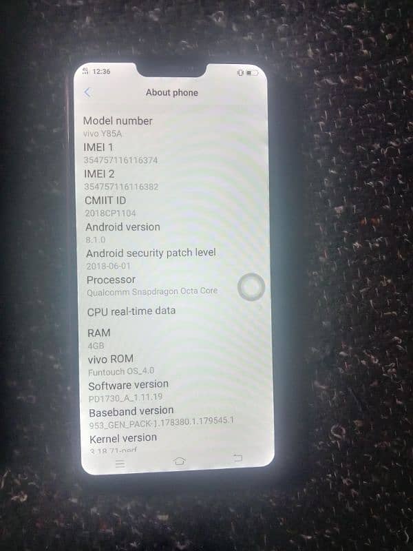 vivo y85A 4