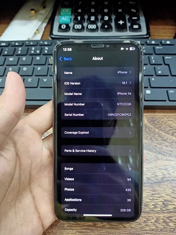 iphone Xs 256Gb F. U 0