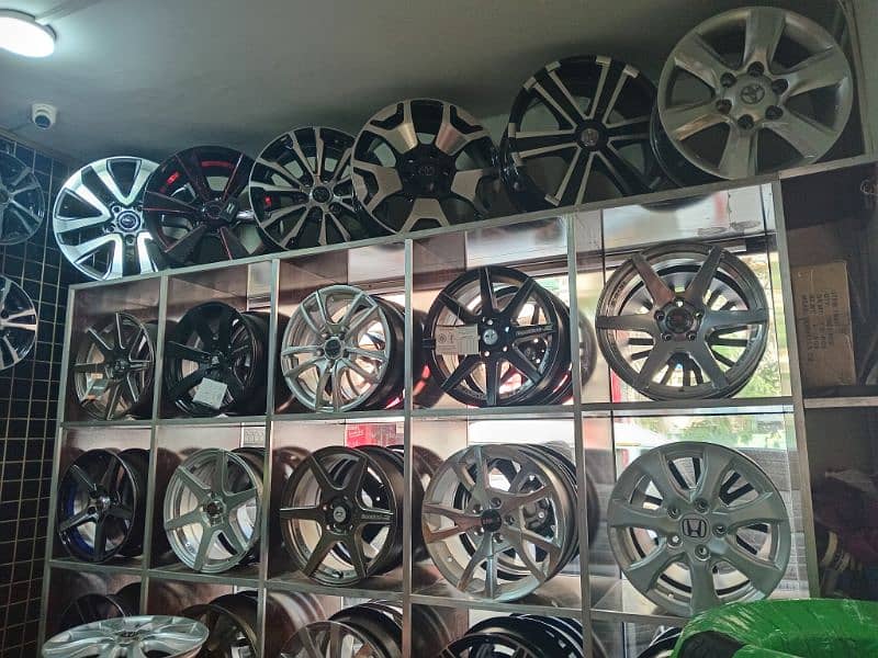 all tyres rims available Bridgestone dunlop yokohama 14