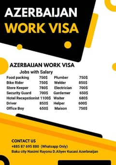 Azerbaijan work visa available