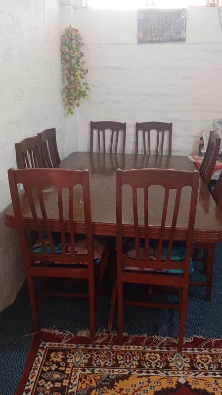 dining table (8 chairs and 1 table) 4