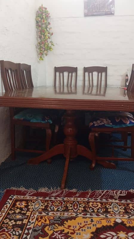 dining table (8 chairs and 1 table) 6