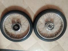 70cc motorcycle complete wheel