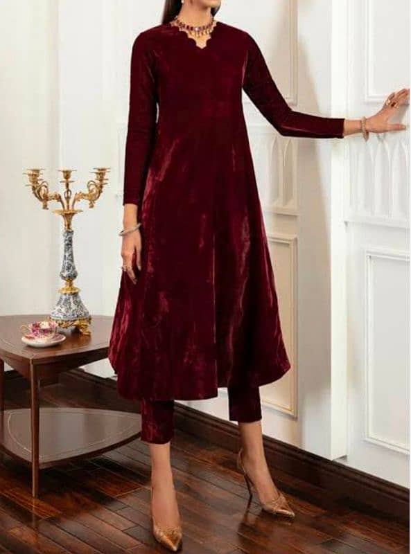 Best Quality velvet Dress 11