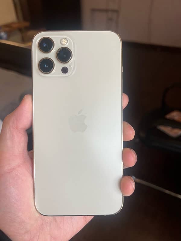 IPhone 12 Pro Max Gold PTA approved 128GB 1