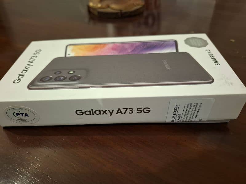 Samsung A73 5G Grey 256GB/8GB Company PTA Approved with Box 4