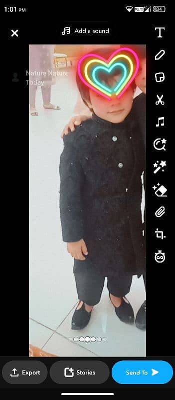 sarbala sherwani . age 3,4 years 0