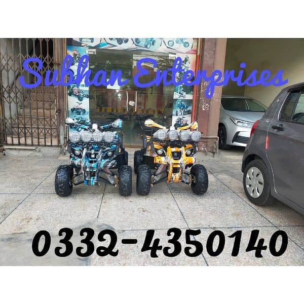 Box Pack 125cc Hunter Jeep Atv Quad 4 Wheels Bikes Delivery In All Pak 0