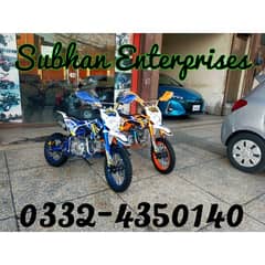 124cc Sports Mini Dirt Bikes & Atv Quad Bikes Delivery In All Pakistan