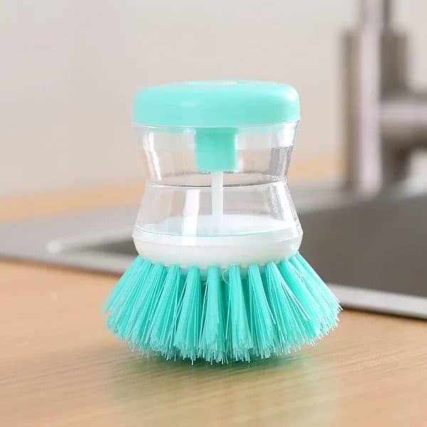 Mini Kitchen Liquid Dish Cleaning Brush 7