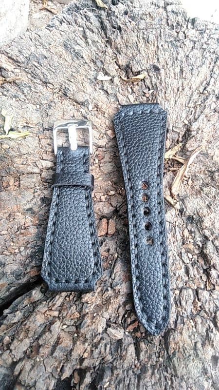 Handmade leather watch straps are available & customization available 3