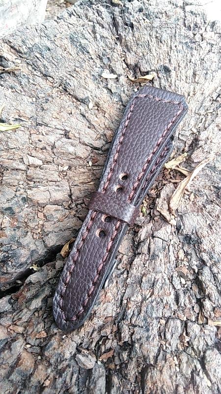 Handmade leather watch straps are available & customization available 12