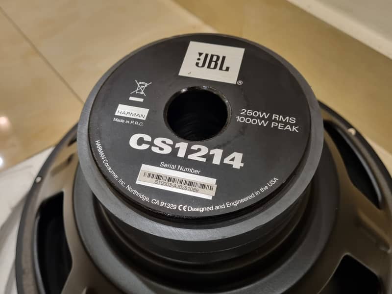 Genuine JBL CS1214 12" Subwoofer 3