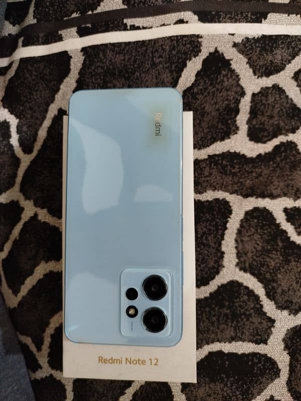 Redmi note 12  10/10 Condition ice blue color for sale. 4