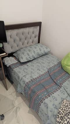 Bed + Side Table - Urgent Sale